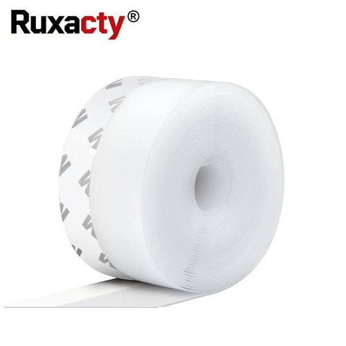 16.4Ft Door Weather Stripping, (1.38In Width) Weather Stripping Door Draft Stopper Adhesive Seal Strip anti Draft Insulation Tape for Doors Windows and Shower Doors