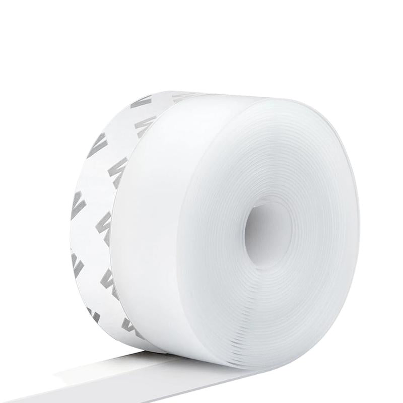 16.4Ft Door Weather Stripping, (1.38In Width) Weather Stripping Door Draft Stopper Adhesive Seal Strip anti Draft Insulation Tape for Doors Windows and Shower Doors