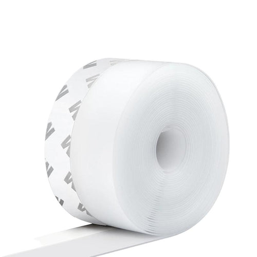 16.4Ft Door Weather Stripping, (1.38In Width) Weather Stripping Door Draft Stopper Adhesive Seal Strip anti Draft Insulation Tape for Doors Windows and Shower Doors